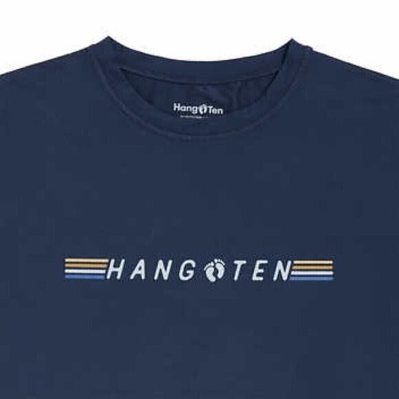 Hang Ten Men's Long Sleeve Sun Tee Navy 3XL UPF 50+ - Picture 3 of 6